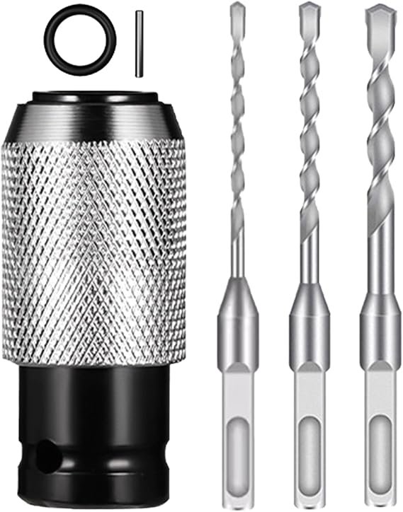 Hammer Drill Long Lasting Professional Adapter Tool | Hammer Drill Bit for Men Women Professional Home Indoor Outdoor Repair Installation Garage Work