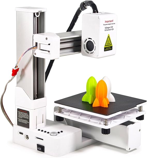 3D Printer, Frequency Division Multiplexing 3D Printer with 40mm s High Speed Printing, High Accuracy 3D Printing Machine Support 1.75mm PLA TPU Filament, Print Size
