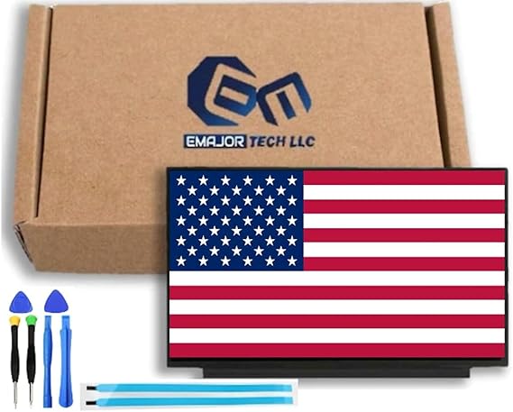 EM EMAJOR TECH New Screen Replacement for DELL Latitude 3410 1920X1080 FHD Non-Touch LCD LED Display with Set of Tape and Tools