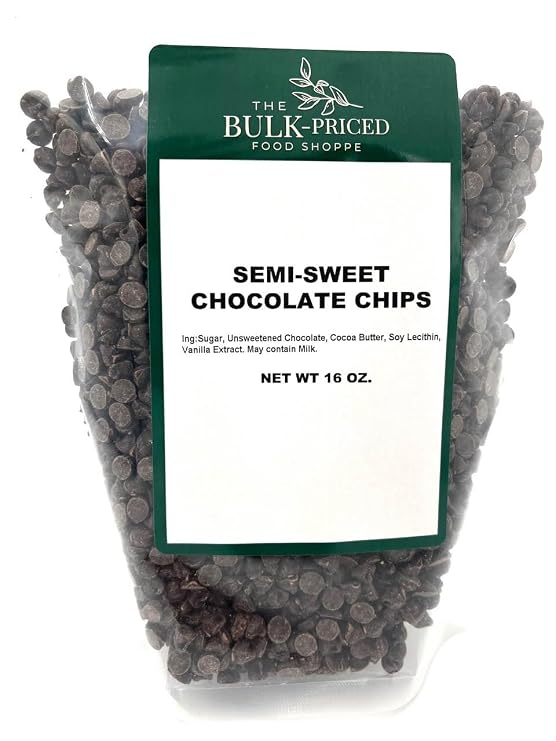Mini Semi-Sweet Chocolate Chips (1lb. Resealable Zip Lock Stand Up Bag)