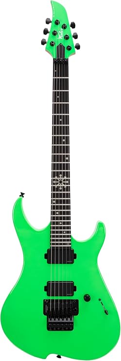 Vola Electric Guitar The Keene Machine Keene Green Gloss Handmade in Japan MIJ Ebony Fingerboard Gotoh Bridge Gotoh Tuner Signature model 6 Strings Modern C Neck For All Levels