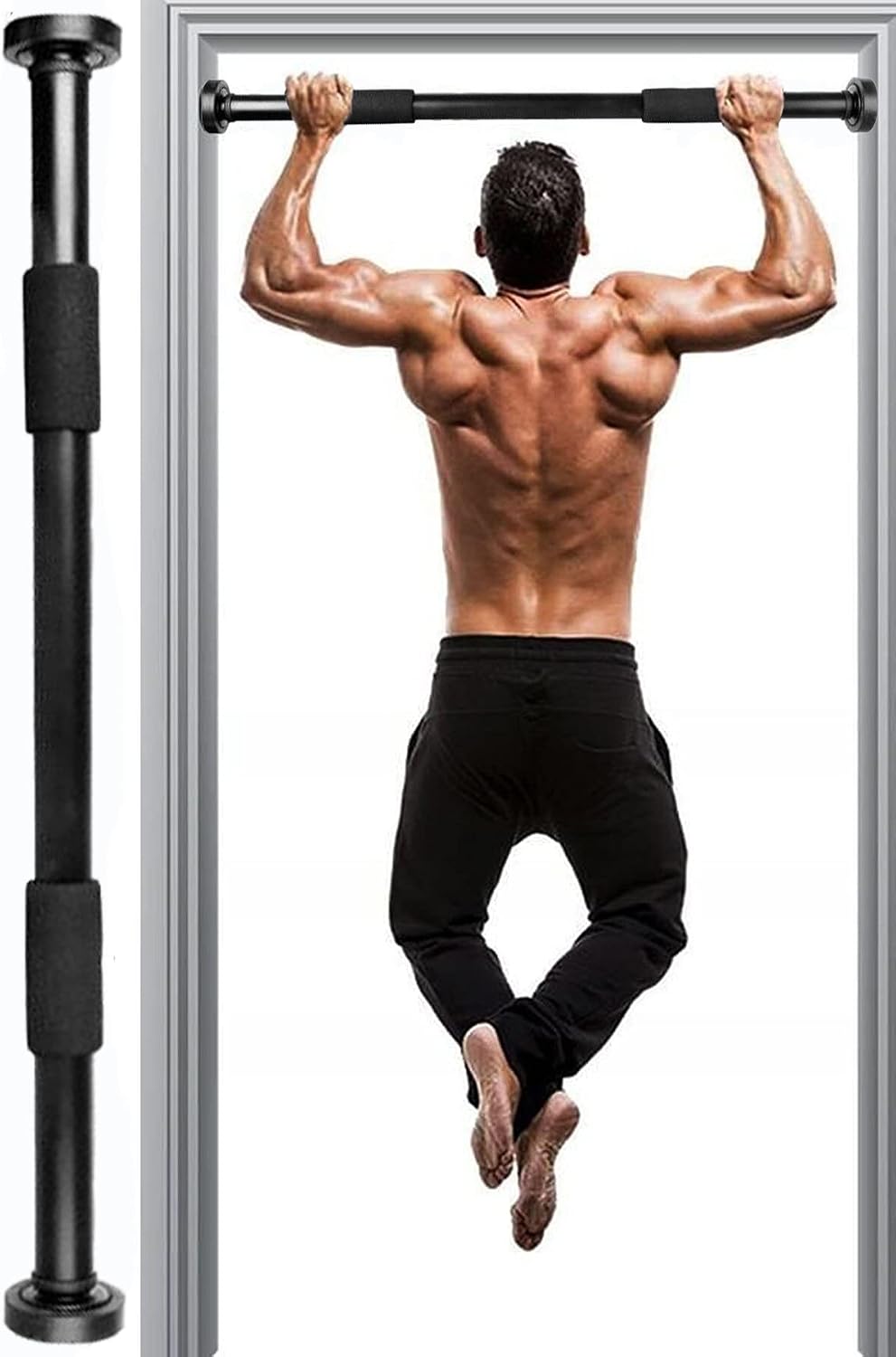 Mobee Chermic Pull-Up Rod 60-100 Cm Adjustable Pull-Up Pull-Up Pull-Up Tool