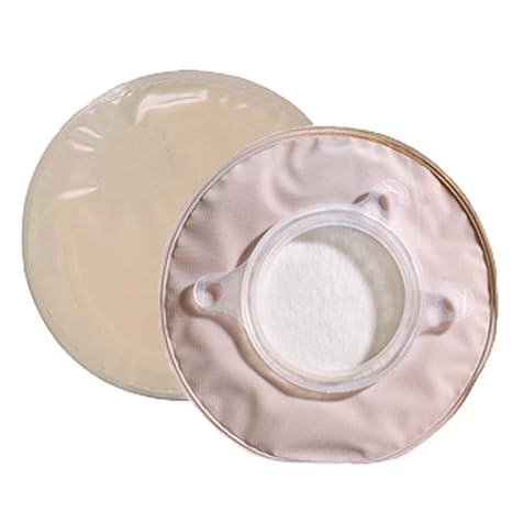 ConvaTec 401909 Flange Cap with Filter and 1-Sided Comfort Panel, Opaque, 1-3/4" Flange, Pack of 25