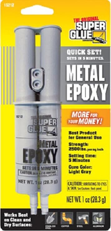 Pro Seal 15212 Quick Set Metal Epoxy. 2.5 oz.