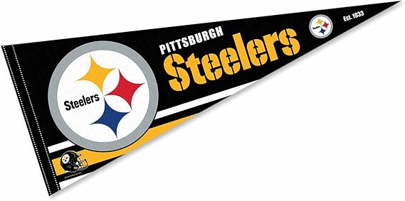 Pittsburgh Steelers Pennant Banner Flag