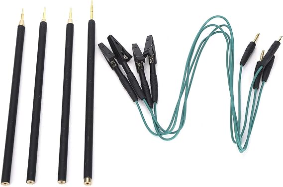ECU Program Set of 4 Probe Pins LED BDM Frame Pins with Replacement Cable Replacement KTAG/Kess ECU Card