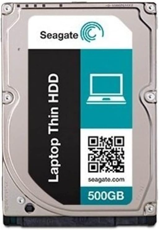 Seagate Laptop Thin 500 GB 7200RPM SATA 6 GB/s 32 MB Cache 2.5 Inch Hard Disk Drive (ST500LM021)