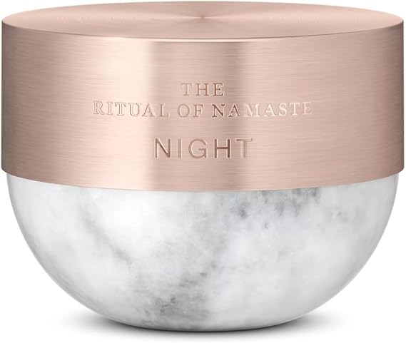 RITUALS Anti-Ageing Night Cream The Ritual of Namaste - Light Anti-Wrinkle Face Cream with Bakuchiol Repair Complex - Minimises Visible Fine Lines and First Signs of Ageing - 50ml