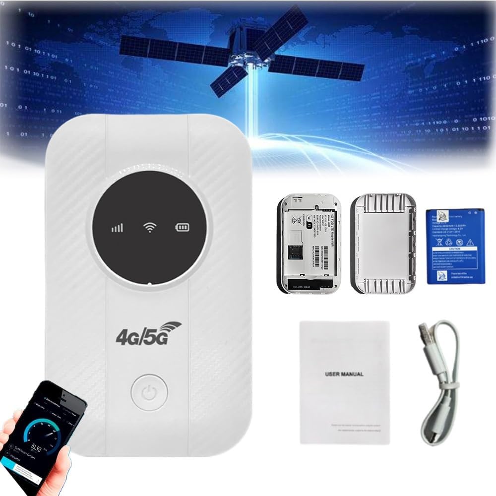 Ultra Link Pocket Router, 2025 New Ultra Link Pocket WiFi, Ultra Link Pocket [Free Internet in Your Pocket], Unlimited Satellite Internet, High Speed Smart Router for Anywhere1pc