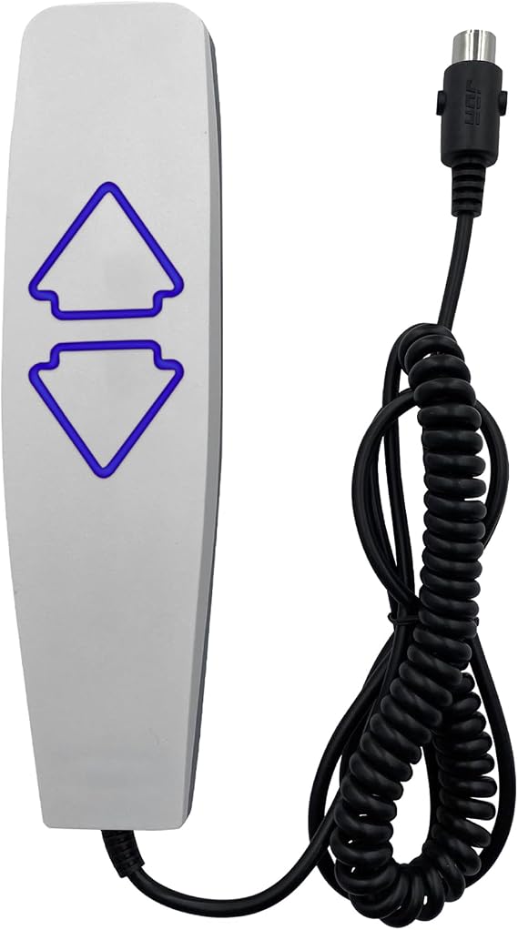 2 Button 5 Pin Remote with USB A C Ports and Backlight for Power Recliner | Universal Up and Down Controller Handset Hand Control for Lift Chair Electric Sofa Parts Replacement