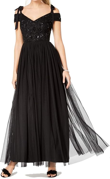 Adrianna Papell Women's Long Beaded Dress