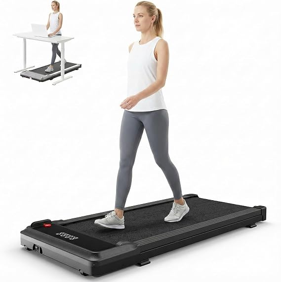 Walking Pad Treadmill, Compact Mini Treadmill for Standing Desk & Home Office
