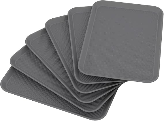 6-Pack Boot Tray for Entryway, Large Shoe Organizer Mat Shoe Tray