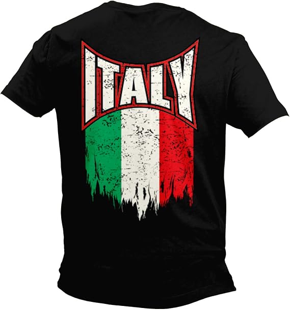 Torn Italy Flag - Forza Italia Heritage Unisex V-Neck T-Shirt