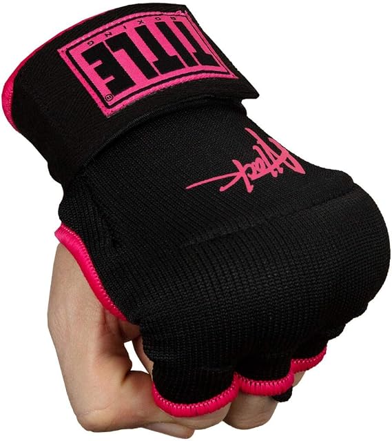 Title Boxing Attack Nitro Speed Wraps 2.0 - Boxing Wraps, Quick Wraps Boxing, Boxing Hand Wraps, Hand Wraps for Boxing Gloves, MMA Gloves, Wrist Wraps Boxing, Muay Thai Hand Wraps, Knuckle Protection