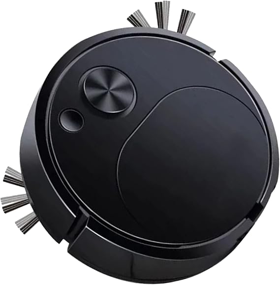 Robot Vacuum Cleaner, Powerful Suction Quiet Robotic Vacuum Cleaner Cleans Hard Floors to Low Pile Carpets Ideal for Pet Hair