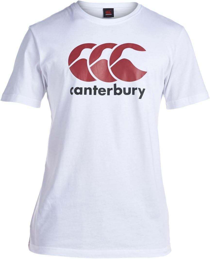 Canterbury 2016 CCC Classic Logo Training Cotton T-Shirt Mens Sports Tee White XL