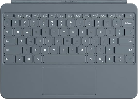 Microsoft Surface Pro 12-inch Keyboard | Compatible with Surface Pro Copilot + | Ocean | QWERTY (UK) | Compatible with Surface Pro (1st Edition)