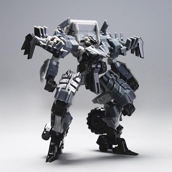 GWTCTOY Plastic Model Action Figures Kits, Shadow Force 03, 10CM Mecha Model Kits to Build, Easy to Assembl