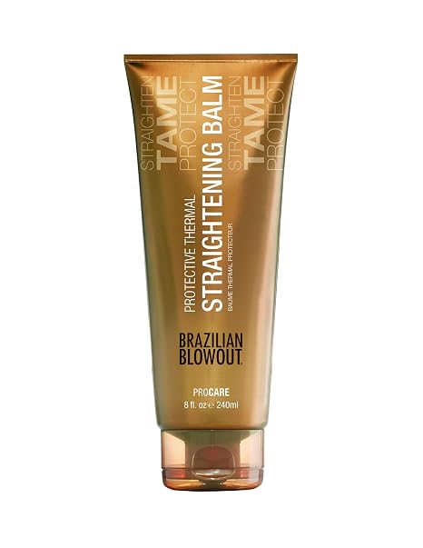 Brazilian Blowout Thermal Straightening Balm, Straighten & Heat Protection