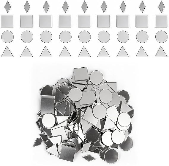 200 Pcs Triangle Shape Mosaic Tiles