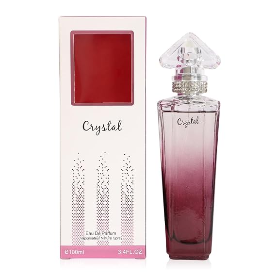 Crystal Womens Perfume Eau de Parfum Fruity Floral Sweet 100ML 3.4 FL Oz