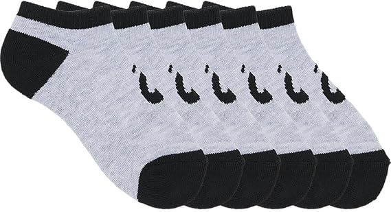 ASICS Unisex Youth Invasion No Show (6 Pack)
