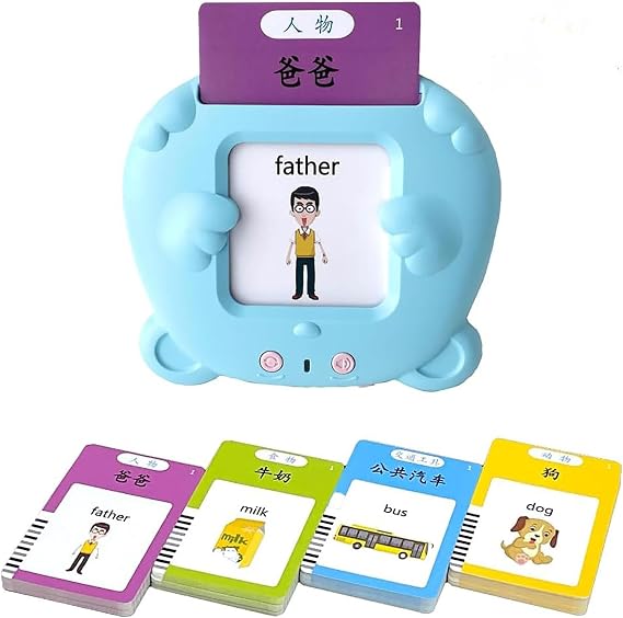 Talking Flash Cards For Toddler Kids Age 1 2 3 4 5 6 Year Old Speech Therapy Toys Pocket Speech Early Learning Educationa Toys Baby Sensory Cards (Chinese & English,224 Sight Words)