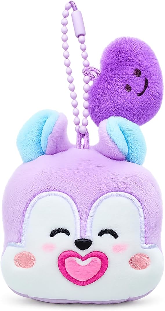 LINE FRIENDS BT21 MANG BASIC Face Plush Keychain
