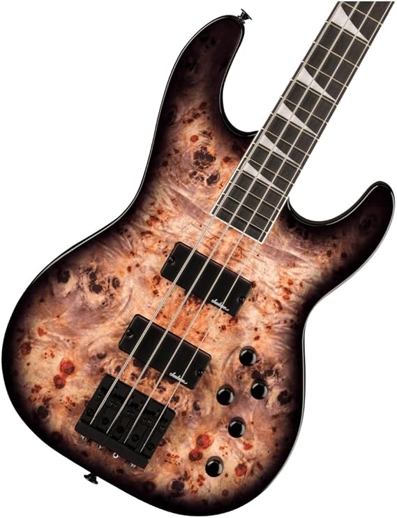 Jackson JS Series Concert Bass CB JS3P Bass Guitar - Transparent Black Burst