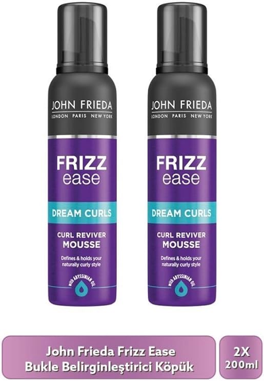 John Frieda Bukle Belirginleştirici Saç Köpüğü - Frizz-ease Curl Reviver Styling Mousse 200ml x 2 adet