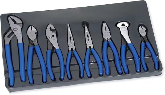 BluePoint BDGPL800, 8PC, Dipped Grips, Pliers Set