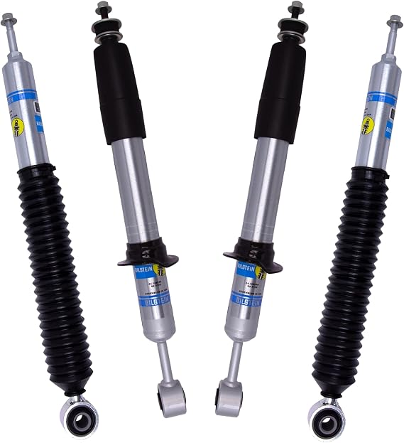 Bilstein Set of Front and Rear B8 5100 Series Shocks Compatible with 2010-2024 4Runner with 0-2" Rear Lift | Provides 0-2.5" Front Lift | Easy Installation | Smooth Performance | Built to Last