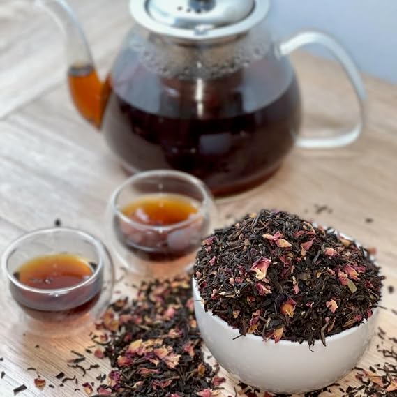 Black Rose Tea | Organic | True Leaf Tea | 4 oz