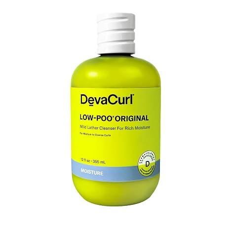 Deva Curl Low-Poo Original Mild Lather Cleanser for Rich Moisture | Hydrates | Enchances Curl Shape | All Curl Types