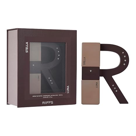 RIIFFS PERFUMES Stella & Luna 50ml Each Luxury Duo Set Natural Spray Perfumes
