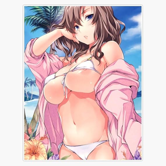 Magnet Anime Girl Iv Viny Magnetic Bumper Sticker 5"