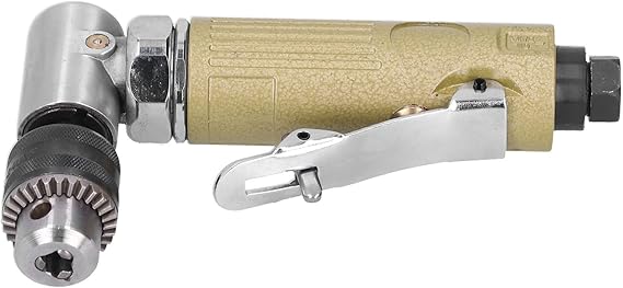 Powerful Angle Drilling Machine - 90 Degrees Elbow Air Drill Pneumatic Tool For Polishing And Grinding Versatile Use