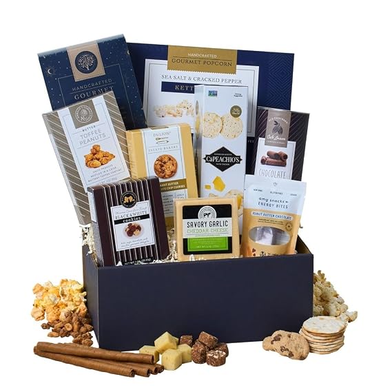 Snack and Chocolate Gift Basket Classic - Gourmet Food Gift by