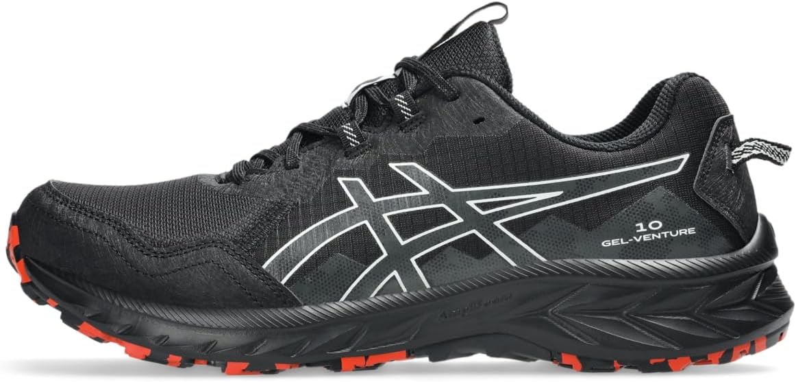 ASICS Mens Gel-Venture 10 Running Shoes, 10, BlackGraphite Grey