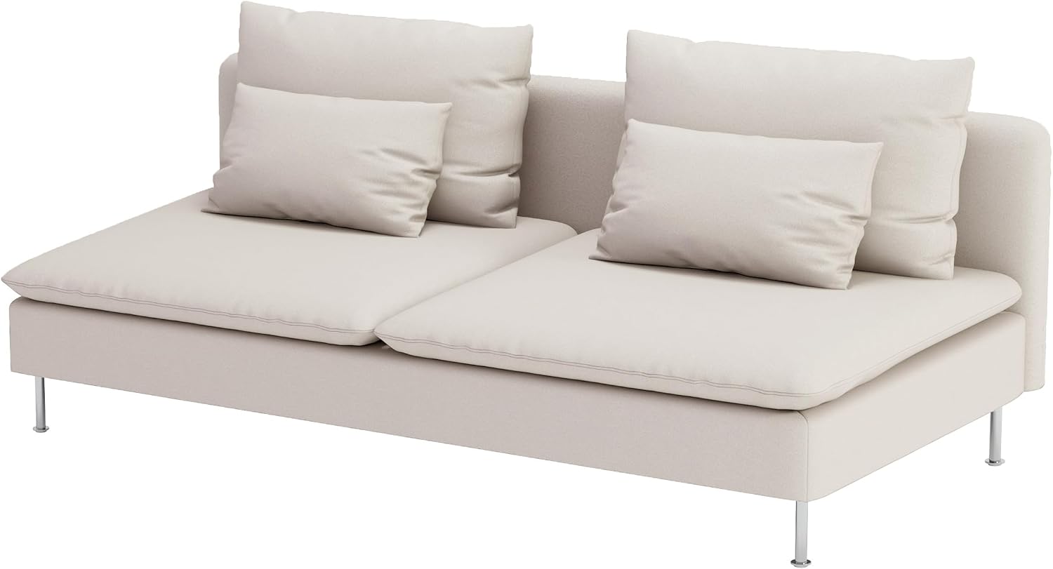 丈夫なポリエステル生地 ソファーカバー Ikea Soderhamn対応 ソファは含まれません!ベージュ、ソファセクション