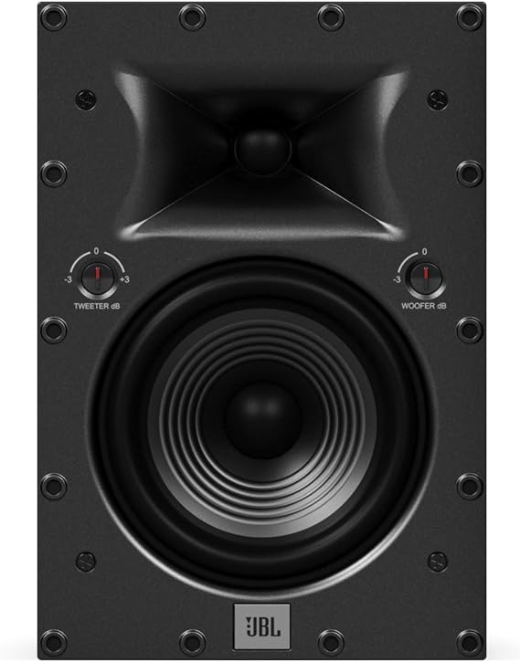 JBL Studio 6 66LCR - Home Theater In-Wall Speaker with Dual 6.5" Polyplus Woofer - Easy Installation