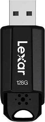 Lexar 128GB JumpDrive S80 USB 3.2 Gen 1 Flash Drive for Storage Expansion and Backup, Up To 150MBs Read, Black LJDS080128G-BNBNU