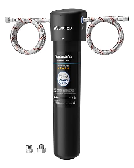 Waterdrop 15UA Under Sink Water Filter System, 19000 Gallons, 2 Years