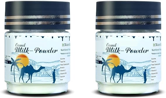 10.58oz Fresh Cam.el Mi.lk Powder | 2 Jars of 150 Grams Each