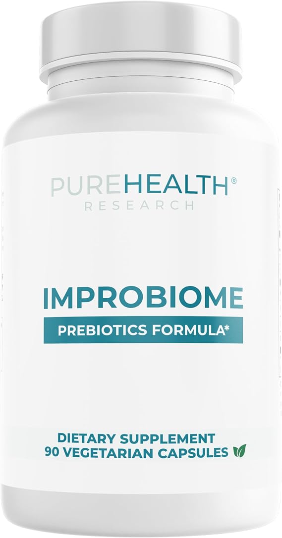 PUREHEALTH Research Improbiome Natural Support for Healthy Gut Prebiotics