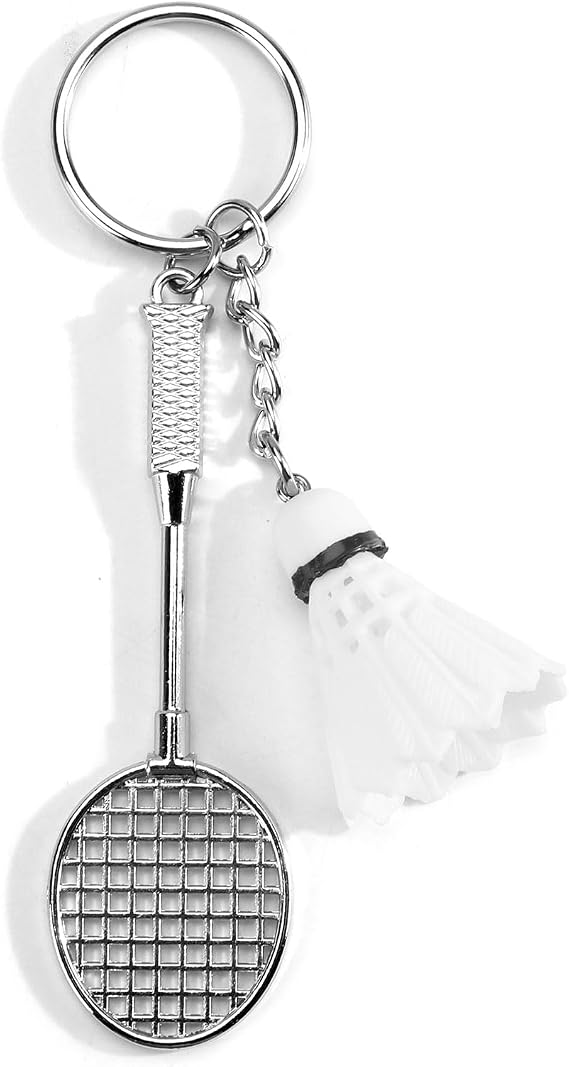 Badminton Keychain Minimalist Badmintons Keychains Badmintons Accessories and Badminton Gifts for Players and Enthusiasts