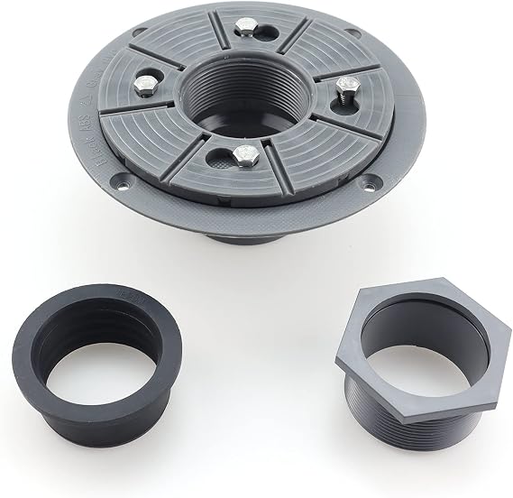 2" Shower Drain Base Kit for Square/Linear Drain Installation