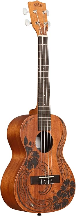 KALA The Voyage Collection Tenor Ukulele, Mahogany Body, KA-UNITY-T_W/BAG Includes Gig Bag, Authentic