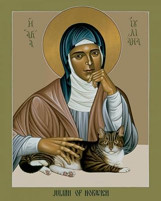 Trinity Stores Religious Art Giclee Print - 8x10 Julian of Norwich by Br. Robert Lentz, OFM